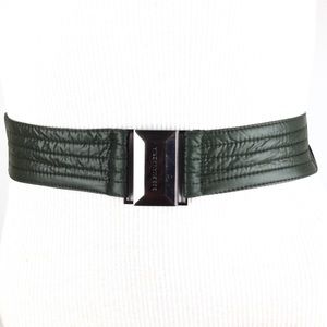 ❤️ BCBG ❤️ WAIST BELT OLIVE GREEN RELEASE BUCKLE